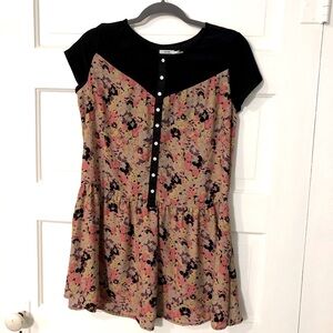 Urban Outfitters Kimchi Blue Mini Dress with Floral Pattern